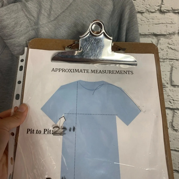 Indygena Women’s Grey Hooded Pullover Tunic Sweater Size Medium  Athleisure - Picture 6 of 15